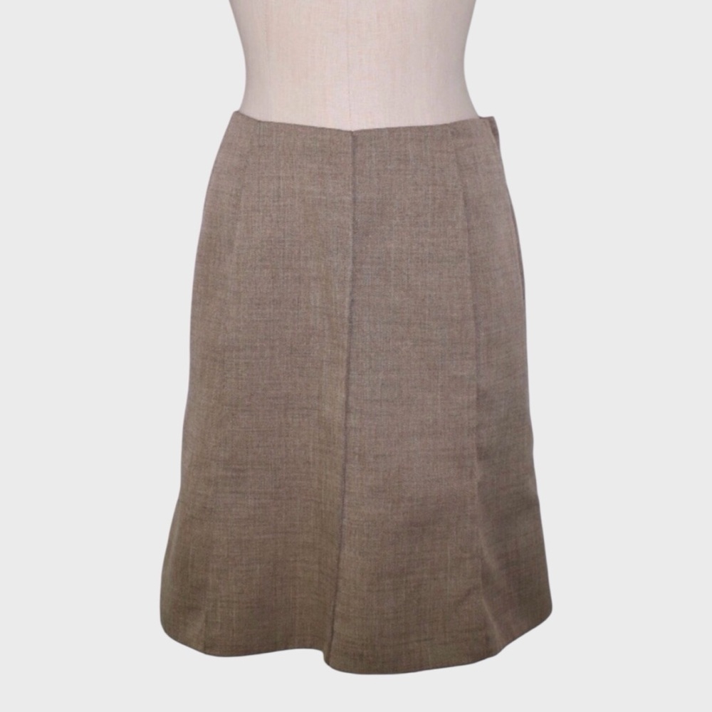 Hennes Herringbone A-Line Skirt with Paneled Detail